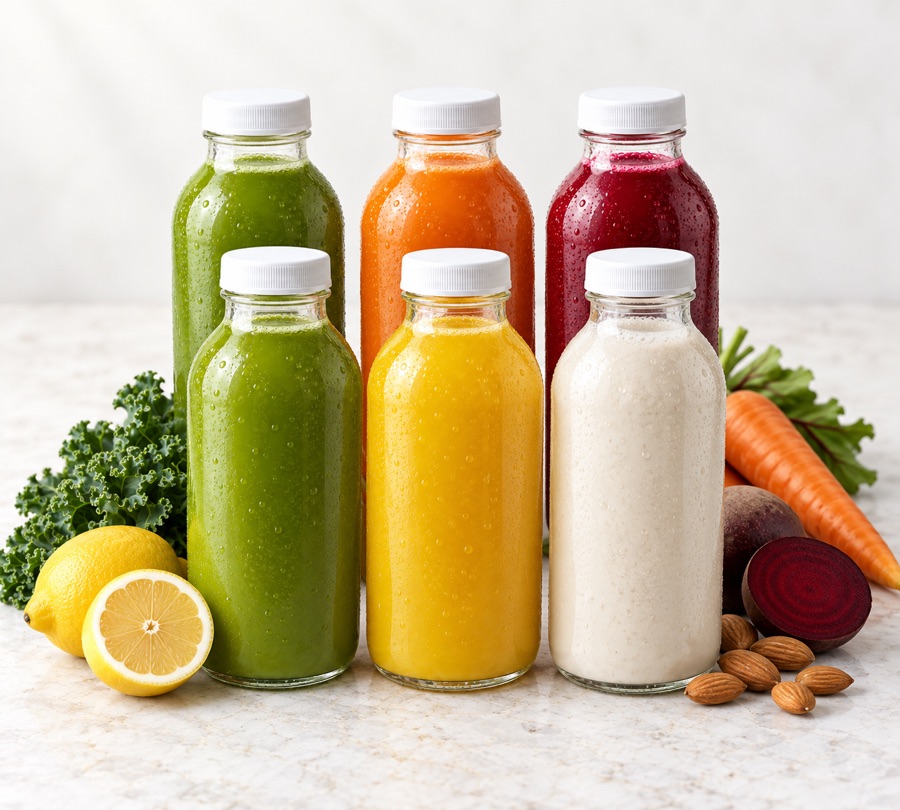 Juice cleanse bottles