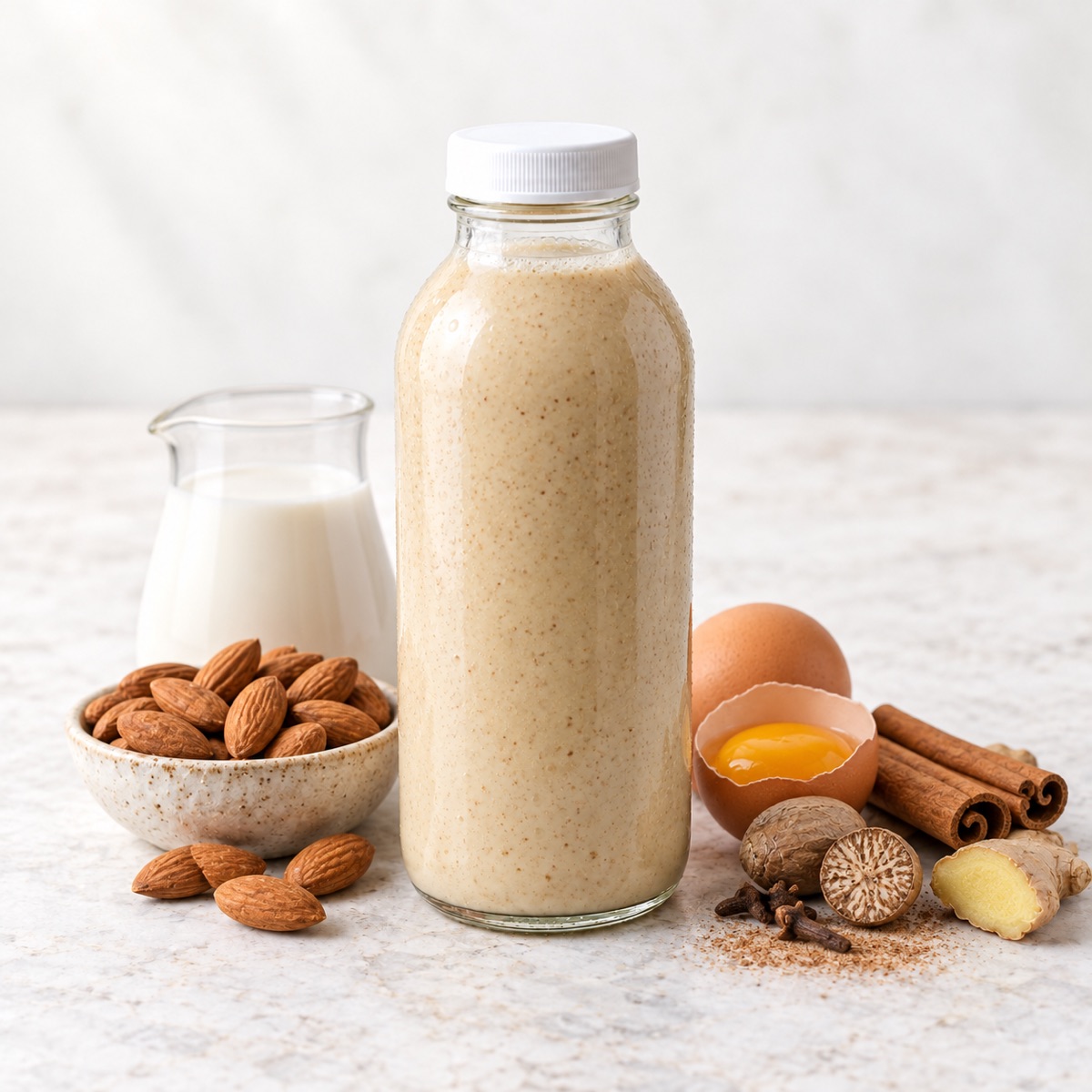 Almond Milk Egg Nog