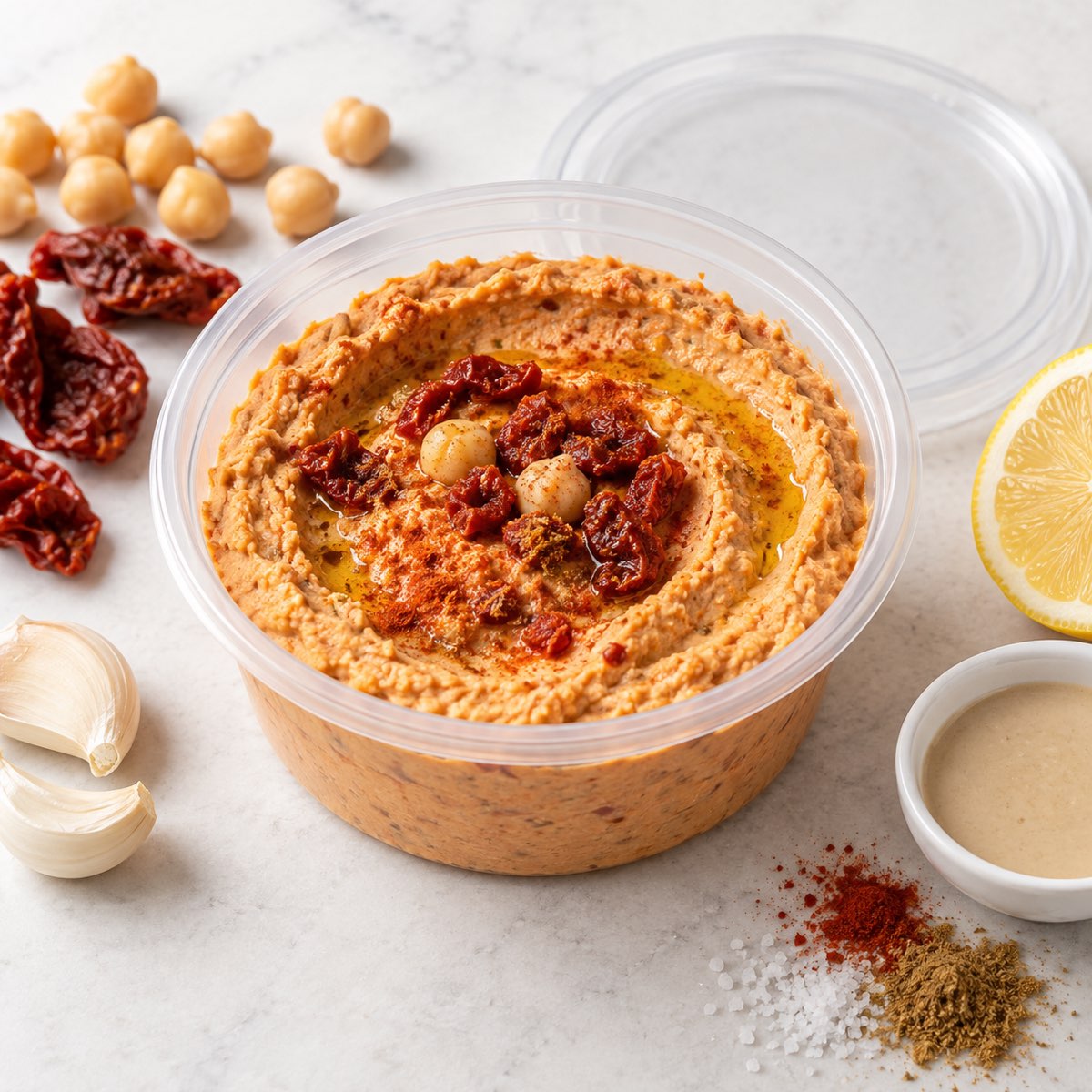 Sun Dried Tomato Hummus