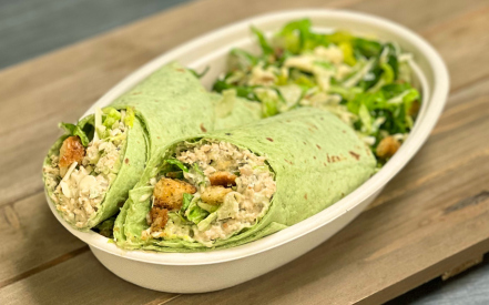 Chick’n Caesar Salad Wrap