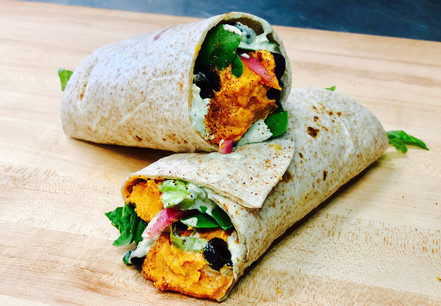hummus wrap