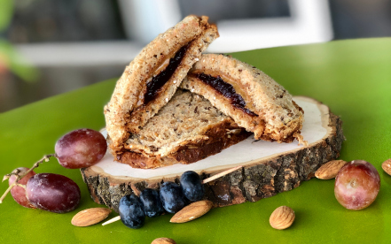 almond butter jelly rounds