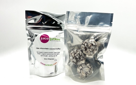 raw coconut chocolate truffles – YUM
