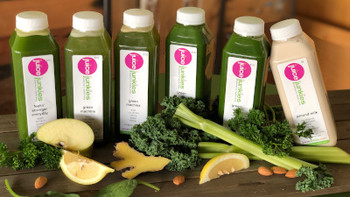 green is the colour cleanse - juices